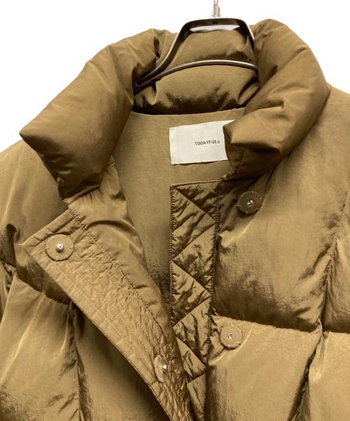 TODAYFUL（トゥデイフル）TODAYFUL (トゥデイフル) Standcollar Down Jacket ブラウン サイズ:36の古着・服飾アイテム