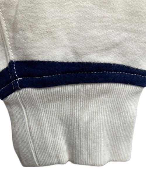 POLO RALPH LAUREN（ポロ・ラルフローレン）POLO RALPH LAUREN (ポロ・ラルフローレン) ラガーシャツ ホワイト×ネイビー サイズ:XLの古着・服飾アイテム