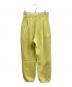 THE SHINZONE (ザ シンゾーン) COMMON SWEATPANTS イエロー サイズ:FREE：8000円