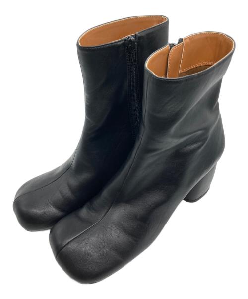 TODAYFUL（トゥデイフル）TODAYFUL (トゥデイフル) スクエアショートブーツ ブラック サイズ:38の古着・服飾アイテム