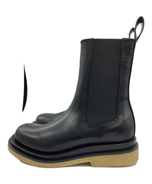 TODAYFUL（トゥデイフル）TODAYFUL (トゥデイフル) Leather Middle Boots ブラック サイズ:38の古着・服飾アイテム