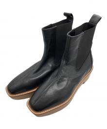 TODAYFUL（トゥデイフル）の古着「Platform Leather Boots」｜ブラック