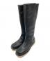 TODAYFUL（トゥデイフル）の古着「Backzip Long Boots」｜ブラック