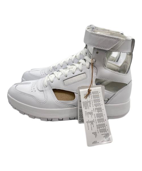 REEBOK（リーボック）REEBOK (リーボック) Maison Margiela (メゾンマルジェラ) CLASSIC LEATHER TABI HIGH ホワイト サイズ:US7 未使用品の古着・服飾アイテム