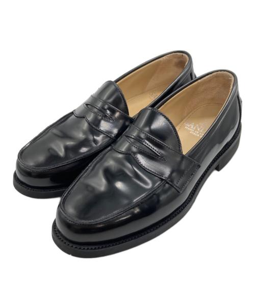 SANDERS（サンダース）SANDERS (サンダース) コインローファー ブラック サイズ:US6.5の古着・服飾アイテム