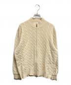 BRUNELLO CUCINELLIブルネロクチネリ）の古着「ドライバーズニット」｜アイボリー