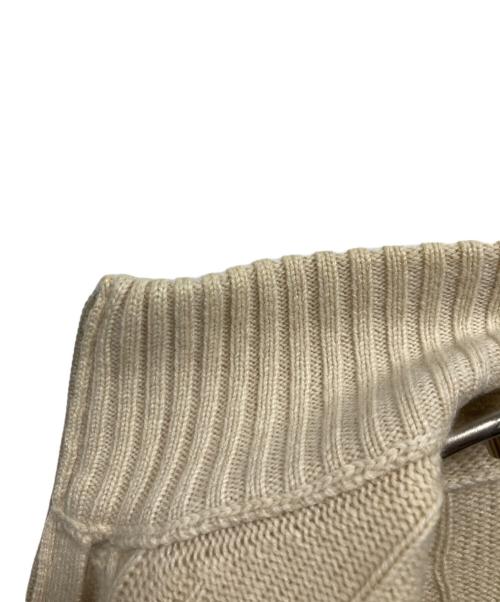 BRUNELLO CUCINELLI（ブルネロクチネリ）BRUNELLO CUCINELLI (ブルネロクチネリ) ドライバーズニット アイボリー サイズ:52の古着・服飾アイテム