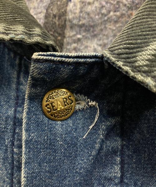 Sears（シアーズ）Sears (シアーズ) 70's デニムカバーオール インディゴ サイズ:Lの古着・服飾アイテム