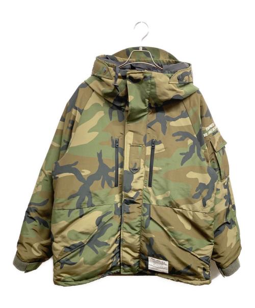 AVIREX（アヴィレックス）AVIREX (アヴィレックス) TYPE ECWCS カスタム ダウンジャケット カーキ サイズ:2XLの古着・服飾アイテム