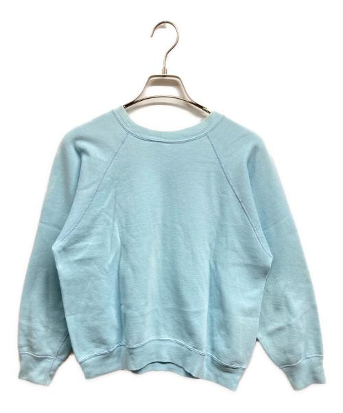 Champion（チャンピオン）Champion (チャンピオン) 70s カレッジロゴ ラグランスウェット ブルー サイズ:Mの古着・服飾アイテム