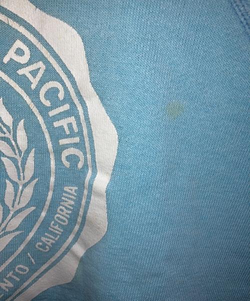 Champion（チャンピオン）Champion (チャンピオン) 70s カレッジロゴ ラグランスウェット ブルー サイズ:Mの古着・服飾アイテム