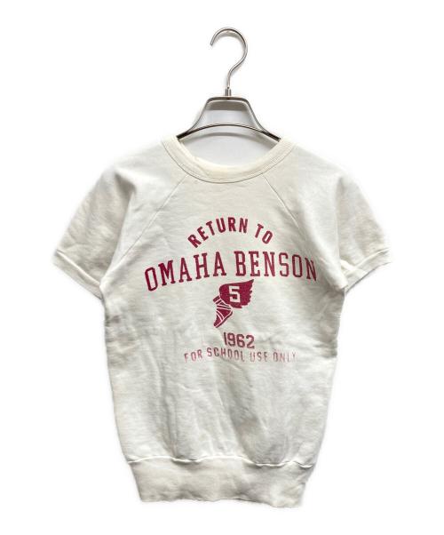 Hanes（ヘインズ）Hanes (ヘインズ) 60s BREEZE SHIELD 半袖スウェット ホワイト サイズ:XLの古着・服飾アイテム