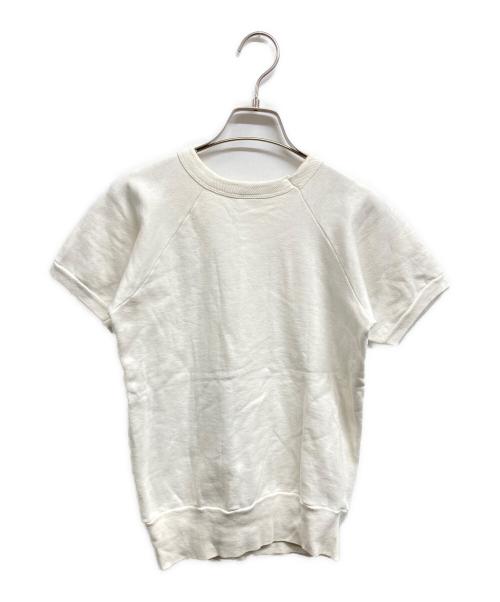 Hanes（ヘインズ）Hanes (ヘインズ) 60s BREEZE SHIELD 半袖スウェット ホワイト サイズ:XLの古着・服飾アイテム