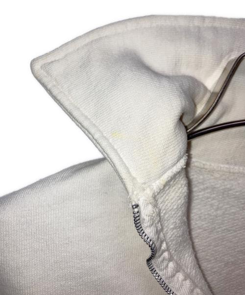 Champion（チャンピオン）Champion (チャンピオン) 60s USA製 ハーフジップスウェット ホワイト サイズ:Sの古着・服飾アイテム