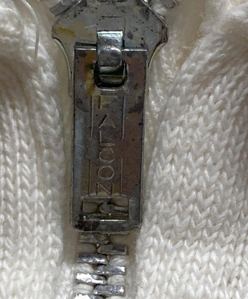 Champion（チャンピオン）Champion (チャンピオン) 60s USA製 ハーフジップスウェット ホワイト サイズ:Sの古着・服飾アイテム
