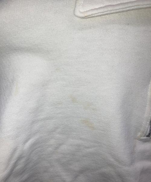 Champion（チャンピオン）Champion (チャンピオン) 60s USA製 ハーフジップスウェット ホワイト サイズ:Sの古着・服飾アイテム