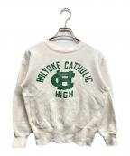 Championチャンピオン）の古着「60s カレッジロゴスウェット」｜ホワイト