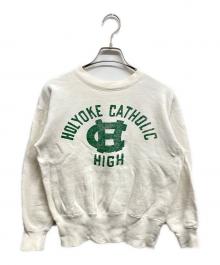 Champion（チャンピオン）の古着「60s カレッジロゴスウェット」｜ホワイト