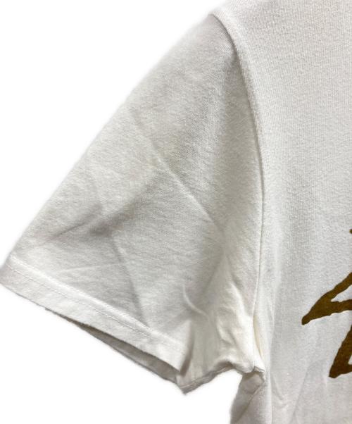 stussy（ステューシー）stussy (ステューシー) ロゴプリントTシャツ/stussyTシャツ ホワイト サイズ:Lの古着・服飾アイテム