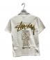 stussy (ステューシー) ロゴプリントTシャツ/stussyTシャツ ホワイト サイズ:L：5000円