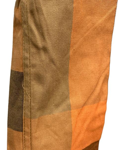 BURBERRY LONDON（バーバリーロンドン）BURBERRY LONDON (バーバリーロンドン) 半袖チェックシャツ ブラウン サイズ:Mの古着・服飾アイテム