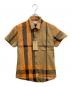BURBERRY LONDON (バーバリーロンドン) 半袖チェックシャツ ブラウン サイズ:M：10000円