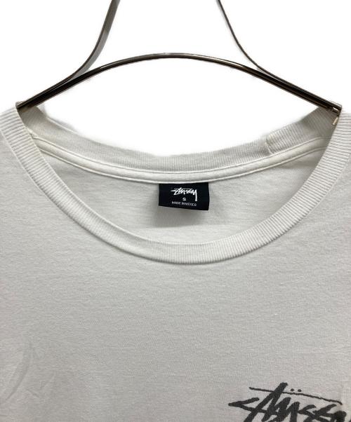 stussy（ステューシー）stussy (ステューシー) ロゴTシャツ ホワイト サイズ:Sの古着・服飾アイテム