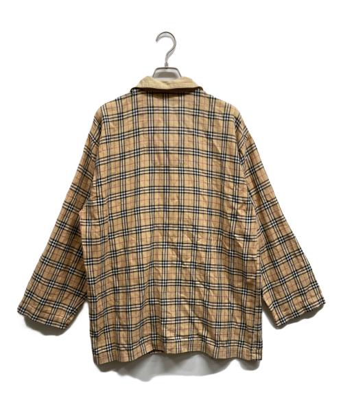BURBERRY LONDON（バーバリーロンドン）BURBERRY LONDON (バーバリーロンドン) ノヴァチェック パジャマシャツ ベージュ サイズ:Lの古着・服飾アイテム