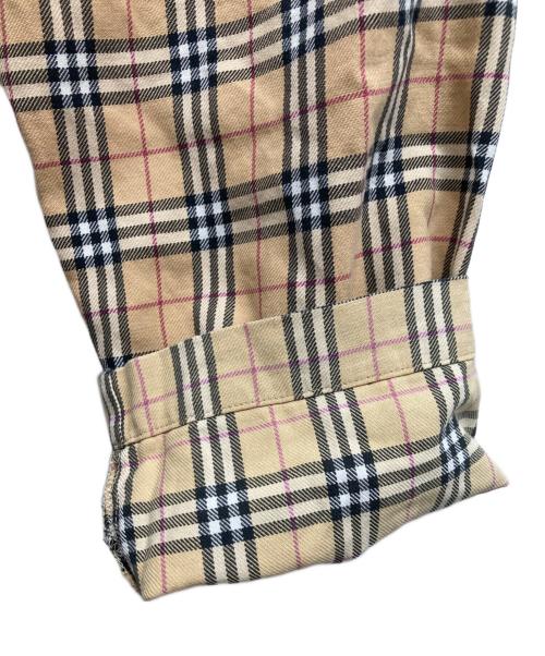 BURBERRY LONDON（バーバリーロンドン）BURBERRY LONDON (バーバリーロンドン) ノヴァチェック パジャマシャツ ベージュ サイズ:Lの古着・服飾アイテム