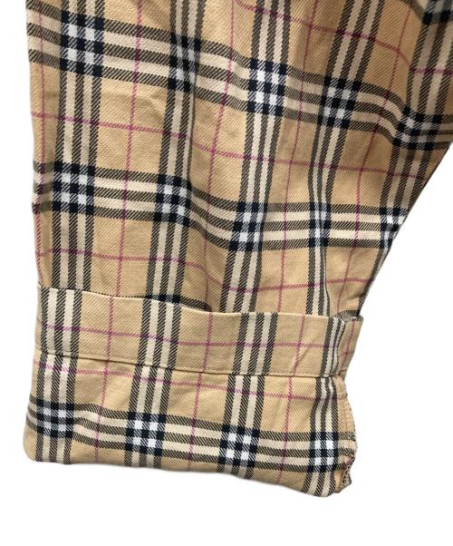 BURBERRY LONDON（バーバリーロンドン）BURBERRY LONDON (バーバリーロンドン) ノヴァチェック パジャマシャツ ベージュ サイズ:Lの古着・服飾アイテム
