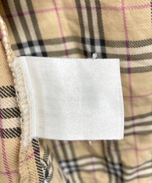 BURBERRY LONDON（バーバリーロンドン）BURBERRY LONDON (バーバリーロンドン) ノヴァチェック パジャマシャツ ベージュ サイズ:Lの古着・服飾アイテム