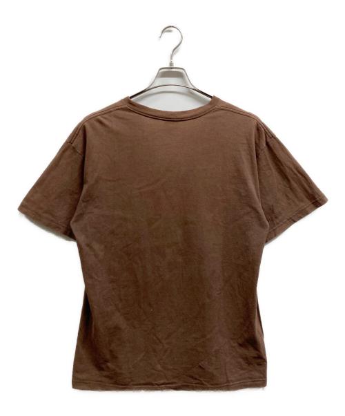 stussy（ステューシー）stussy (ステューシー) 00s crown kid Tシャツ ブラウン サイズ:Lの古着・服飾アイテム