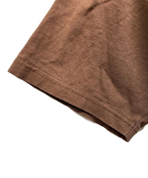 stussy（ステューシー）stussy (ステューシー) 00s crown kid Tシャツ ブラウン サイズ:Lの古着・服飾アイテム