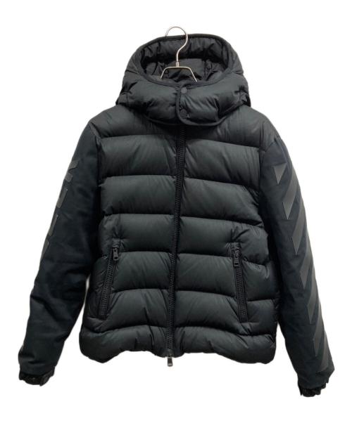 MONCLER（モンクレール）MONCLER (モンクレール) OFFWHITE (オフホワイト) コラボダウンジャケット ブラック サイズ:2の古着・服飾アイテム
