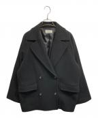 JOURNAL STANDARD relumeジャーナルスタンダード レリューム）の古着「尾州ウールショートPコート」｜ブラック