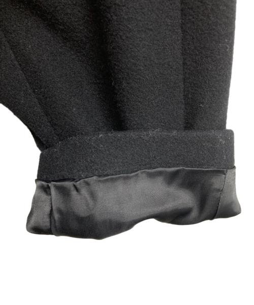 JOURNAL STANDARD relume（ジャーナルスタンダード レリューム）JOURNAL STANDARD relume (ジャーナルスタンダード レリューム) 尾州ウールショートPコート ブラック サイズ:36の古着・服飾アイテム