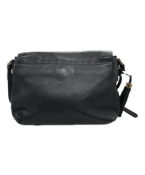 TORY BURCH（トリーバーチ）TORY BURCH (トリーバーチ) レザーショルダーバッグ ネイビーの古着・服飾アイテム