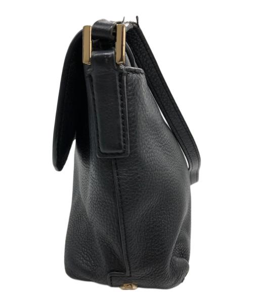 TORY BURCH（トリーバーチ）TORY BURCH (トリーバーチ) レザーショルダーバッグ ネイビーの古着・服飾アイテム