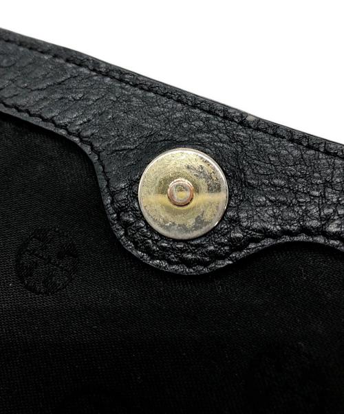 TORY BURCH（トリーバーチ）TORY BURCH (トリーバーチ) レザーショルダーバッグ ネイビーの古着・服飾アイテム