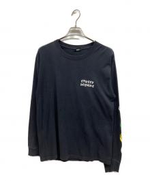 stussy（ステューシー）の古着「ロングスリーブカットソー」｜ブラック