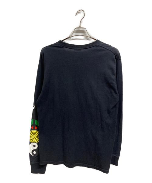 stussy（ステューシー）stussy (ステューシー) ロングスリーブカットソー ブラック サイズ:Mの古着・服飾アイテム