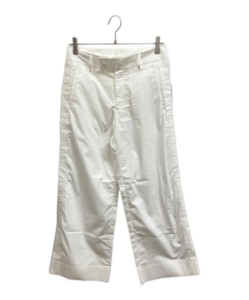 Calvin Klein（カルバンクライン）Calvin Klein (カルバンクライン) サイドジップワイドパンツ/Calvin Kleinパンツ ホワイト サイズ:30 未使用品の古着・服飾アイテム