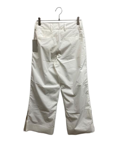 Calvin Klein（カルバンクライン）Calvin Klein (カルバンクライン) サイドジップワイドパンツ/Calvin Kleinパンツ ホワイト サイズ:30 未使用品の古着・服飾アイテム