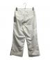 Calvin Klein (カルバンクライン) サイドジップワイドパンツ/Calvin Kleinパンツ ホワイト サイズ:30 未使用品：7000円