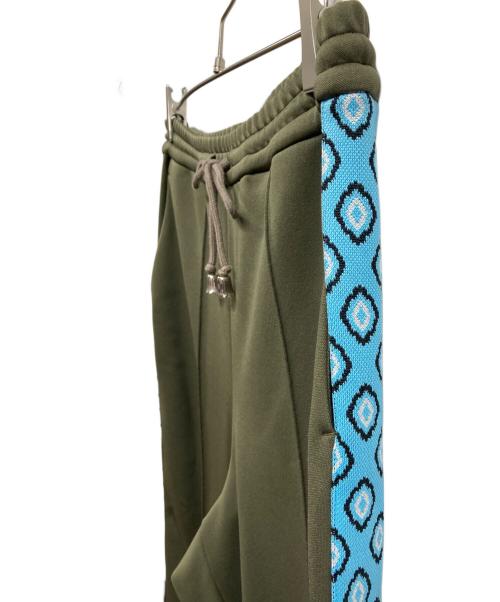 TTT MSW（ティー）TTT MSW (ティー) JERSEY WIDE PANTS カーキ サイズ:XLの古着・服飾アイテム