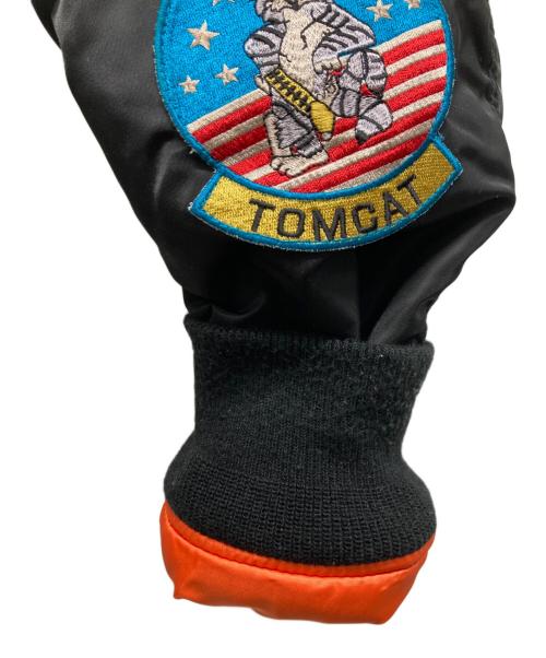 AVIREX（アヴィレックス）AVIREX (アヴィレックス) MA-1 TOPGUN CUSTOM ブラック サイズ:Lの古着・服飾アイテム