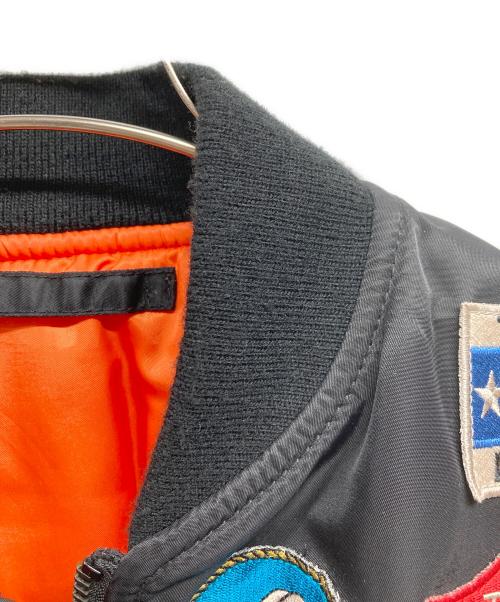 AVIREX（アヴィレックス）AVIREX (アヴィレックス) MA-1 TOPGUN CUSTOM ブラック サイズ:Lの古着・服飾アイテム