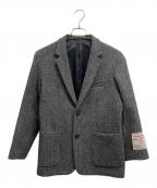 Harris Tweed×BEAMS Lightsハリスツイード×ビームスライト）の古着「ウールジャケット」｜グレー