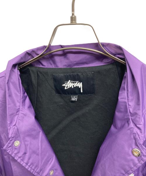 stussy（ステューシー）stussy (ステューシー) CRUIZE COACH JACKET パープル サイズ:Lの古着・服飾アイテム