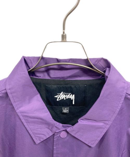 stussy（ステューシー）stussy (ステューシー) CRUIZE COACH JACKET パープル サイズ:Lの古着・服飾アイテム
